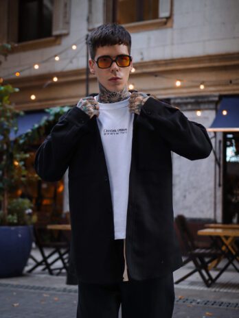 CAMISACO PAÑO NEGRO AZABACHE