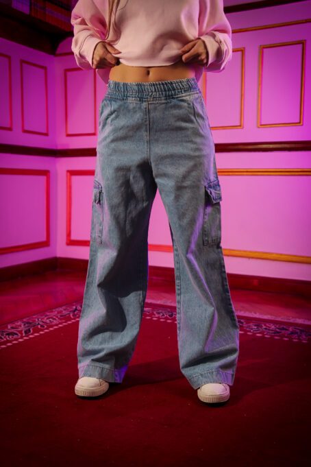 WIDE LEG BLUE