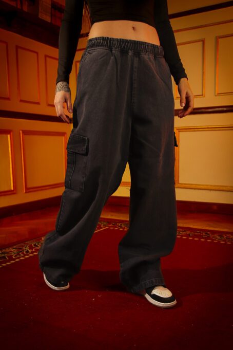WIDE LEG GRIS - Imagen 4