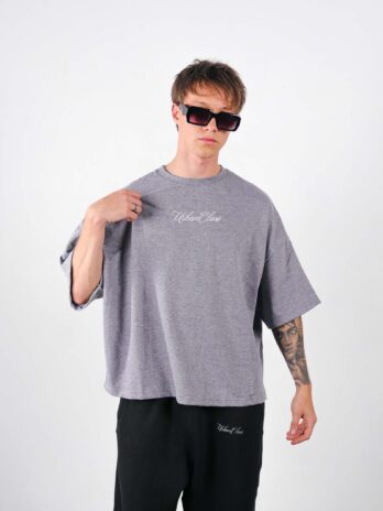 REMERA BOXY GREY CLASS