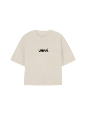 REMERA BOXY CREMA DTMF TOUR