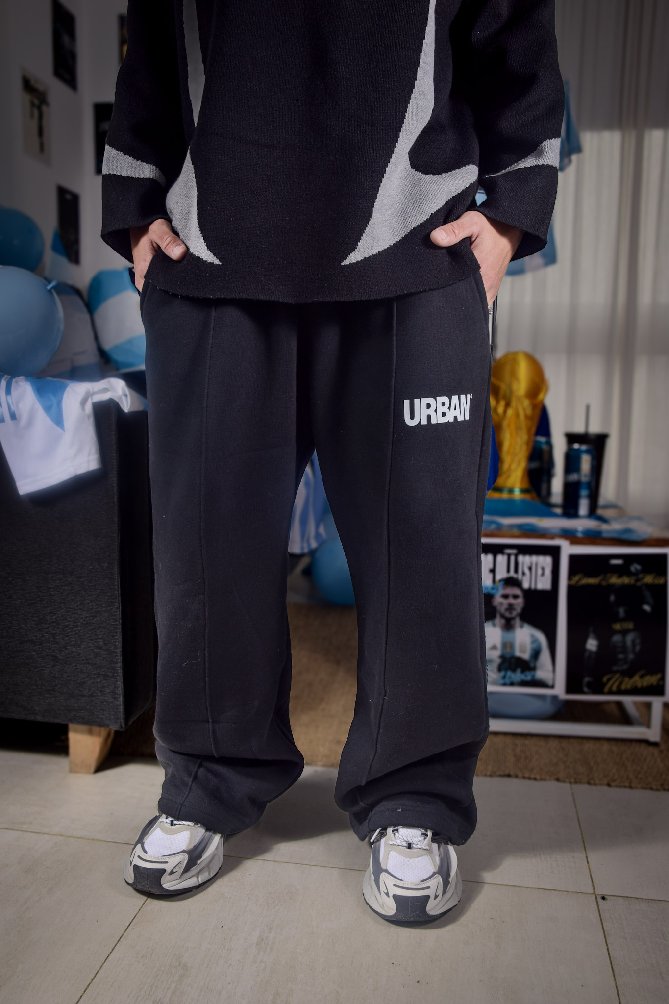 JOGGER BAGGY URBAN BLACK - Imagen 2