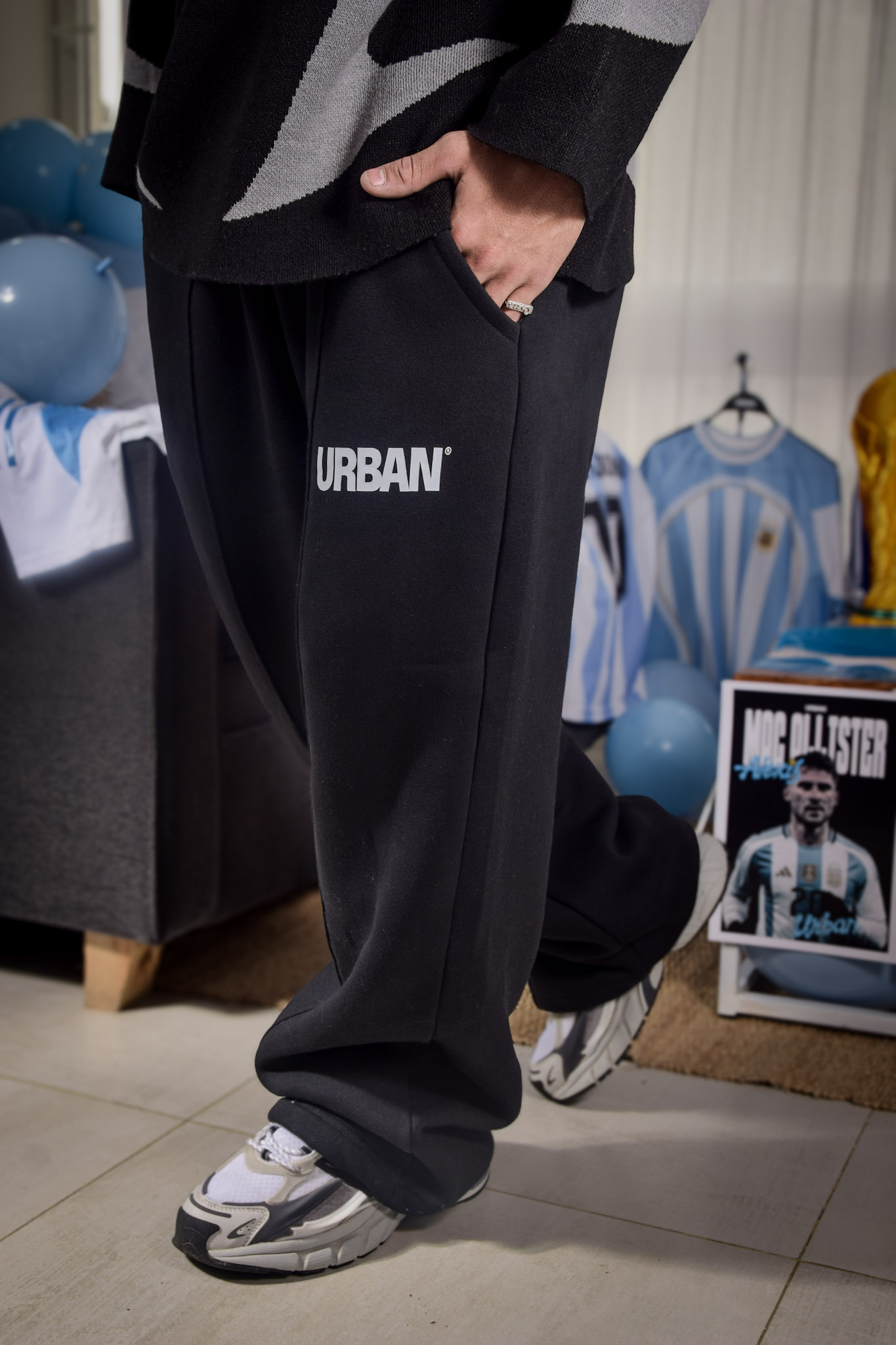 JOGGER BAGGY URBAN BLACK - Imagen 3