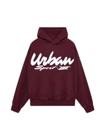 HOODIE URBAN SPORT III BORDO