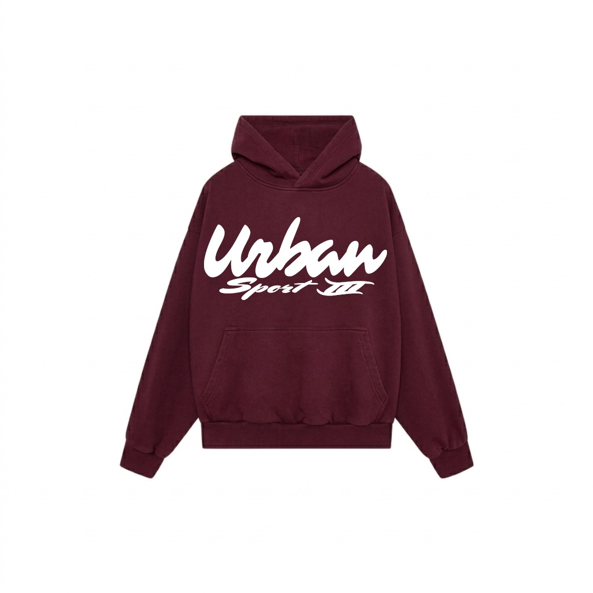HOODIE URBAN SPORT III BORDO