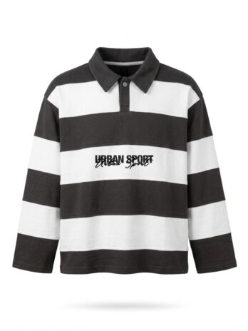 BUZO POLO SPORT III RAYAS BLACK