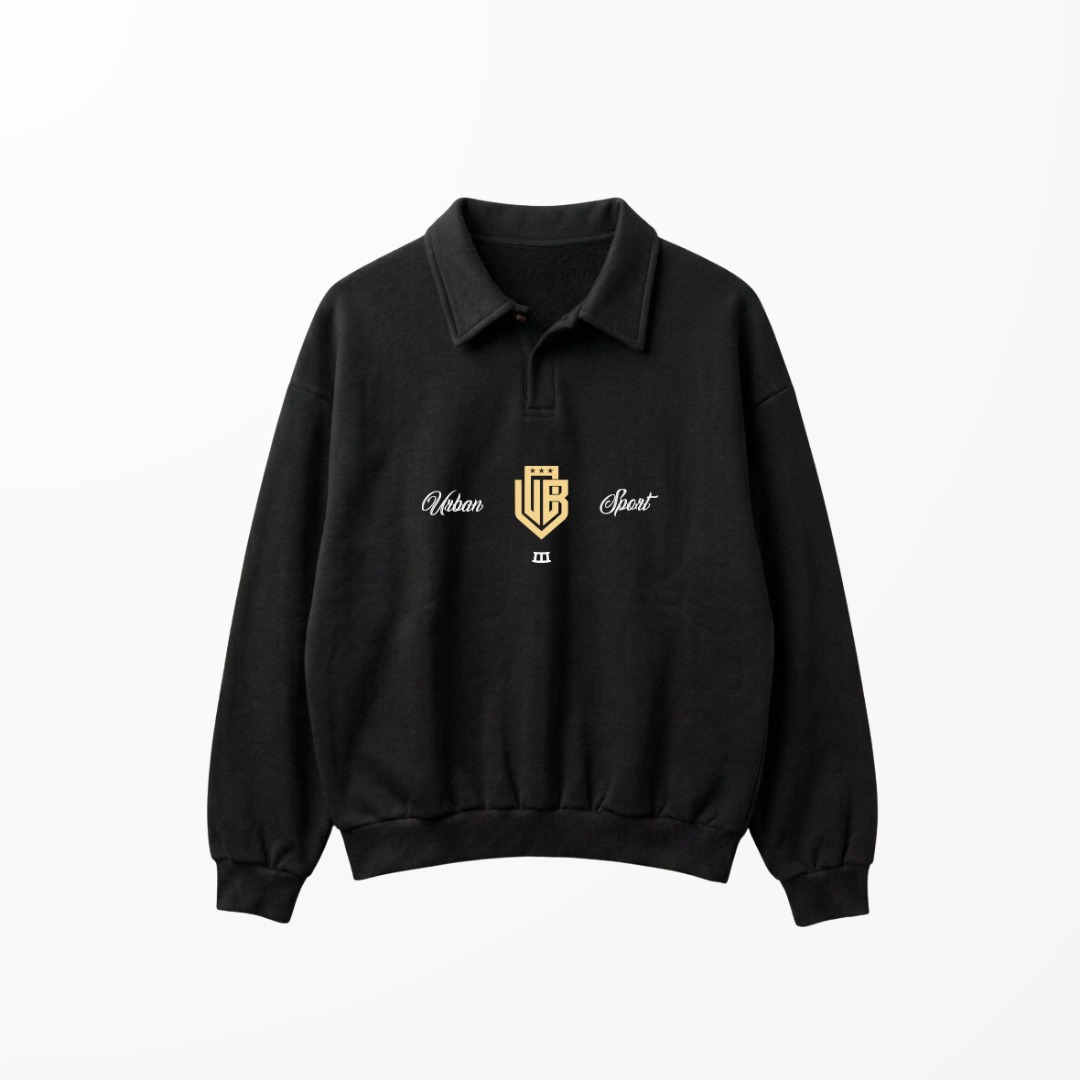 BUZO POLO URBAN SPORT III BLACK