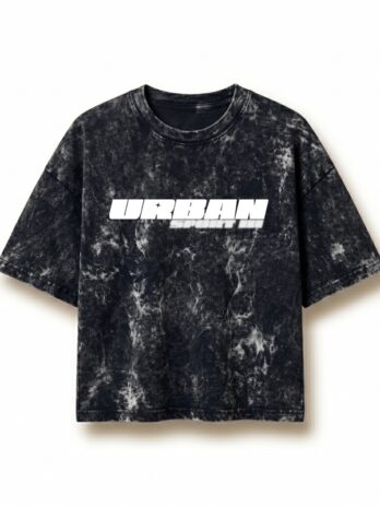 REMERA BOXY URBAN STONE WASH
