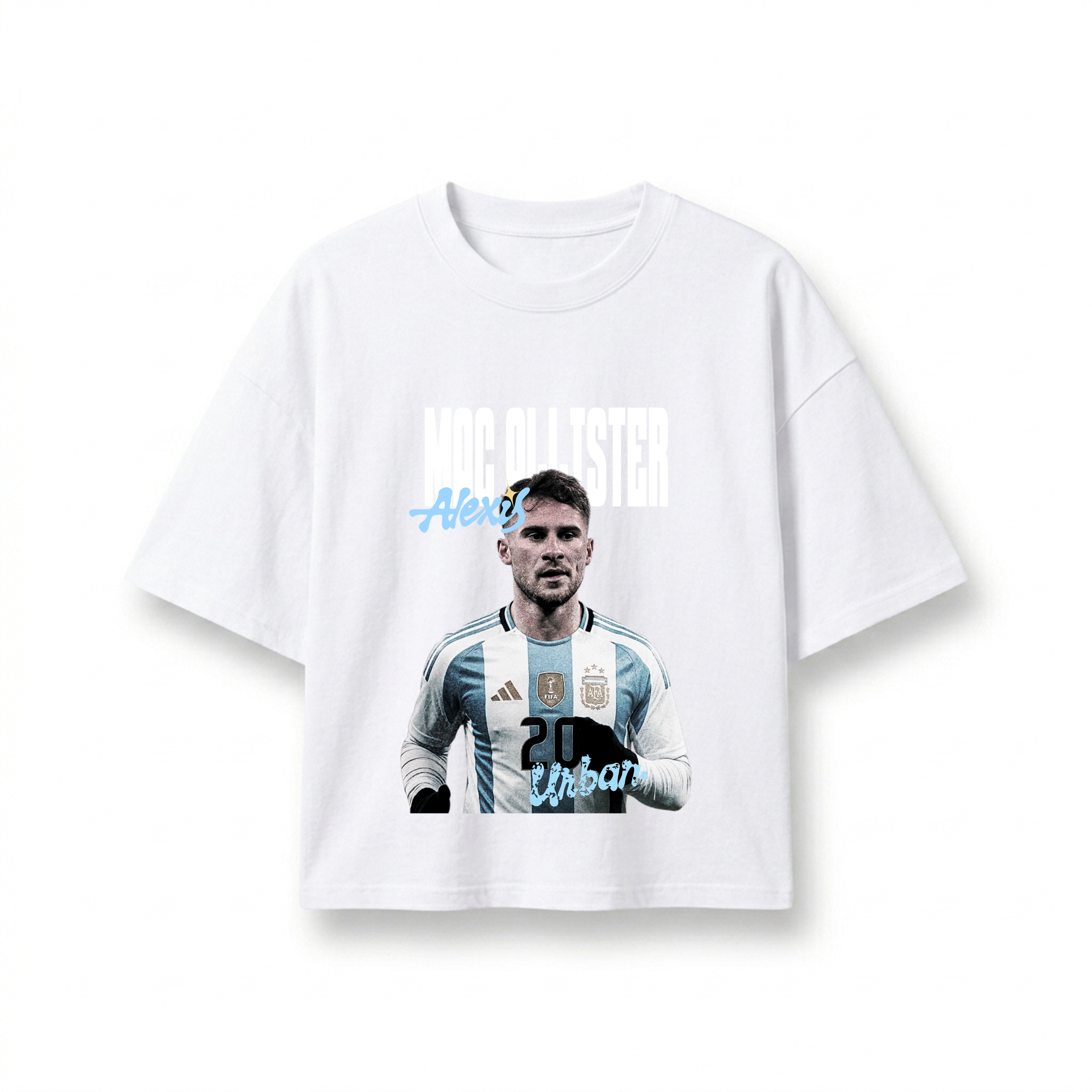 REMERA BOXY - MAC ALLISTER - WHITE