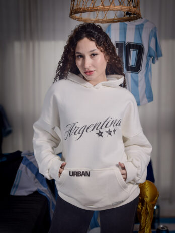 HOODIE – ARGENTINA – OFF WHITE