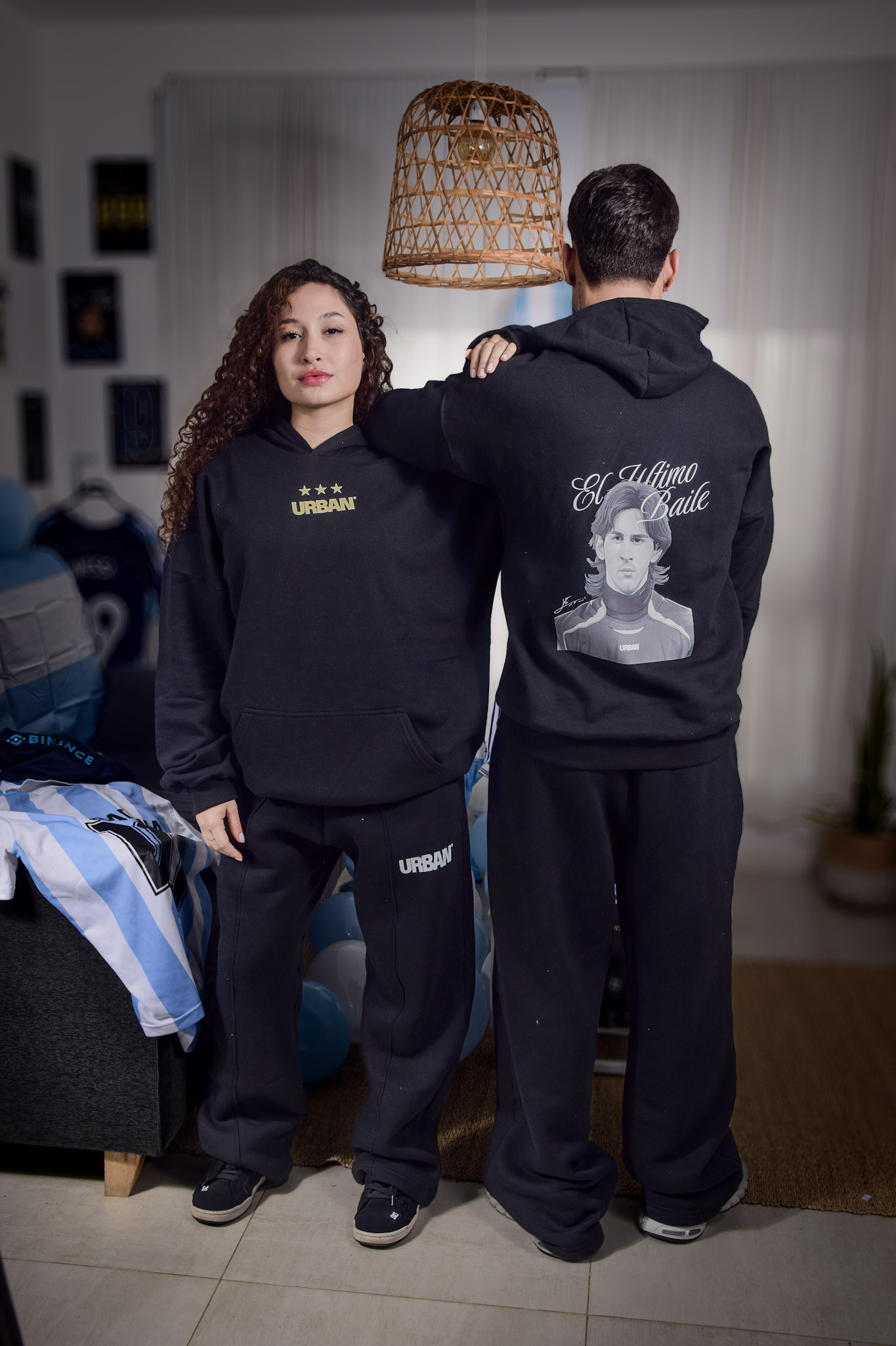HOODIE - LIONEL MESSI - BLACK - Imagen 3