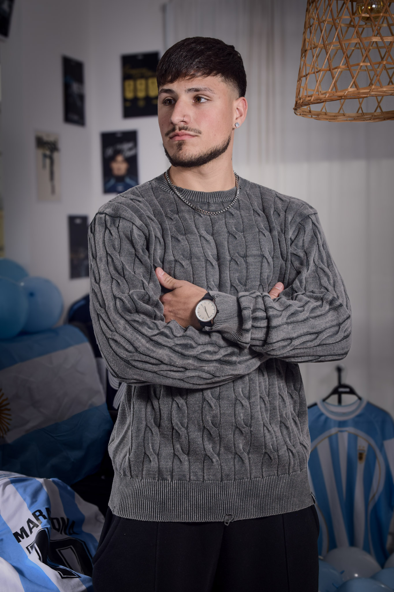 SWEATER ROTURAS URBAN - STONE WASH - Imagen 2