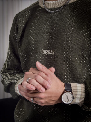 SWEATER – ADIDAS – VERDE OLIVA