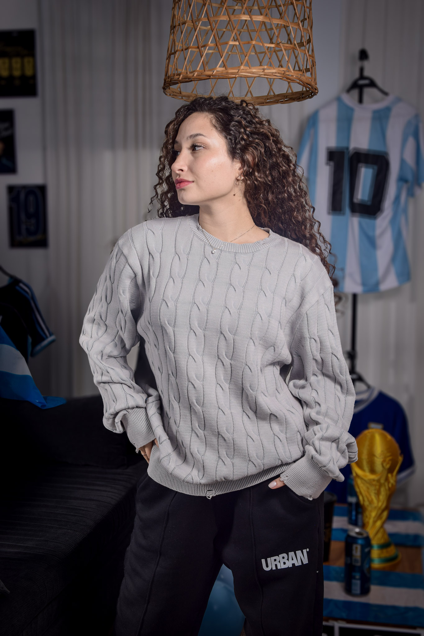SWEATER ROTURAS URBAN - GRIS - Imagen 3