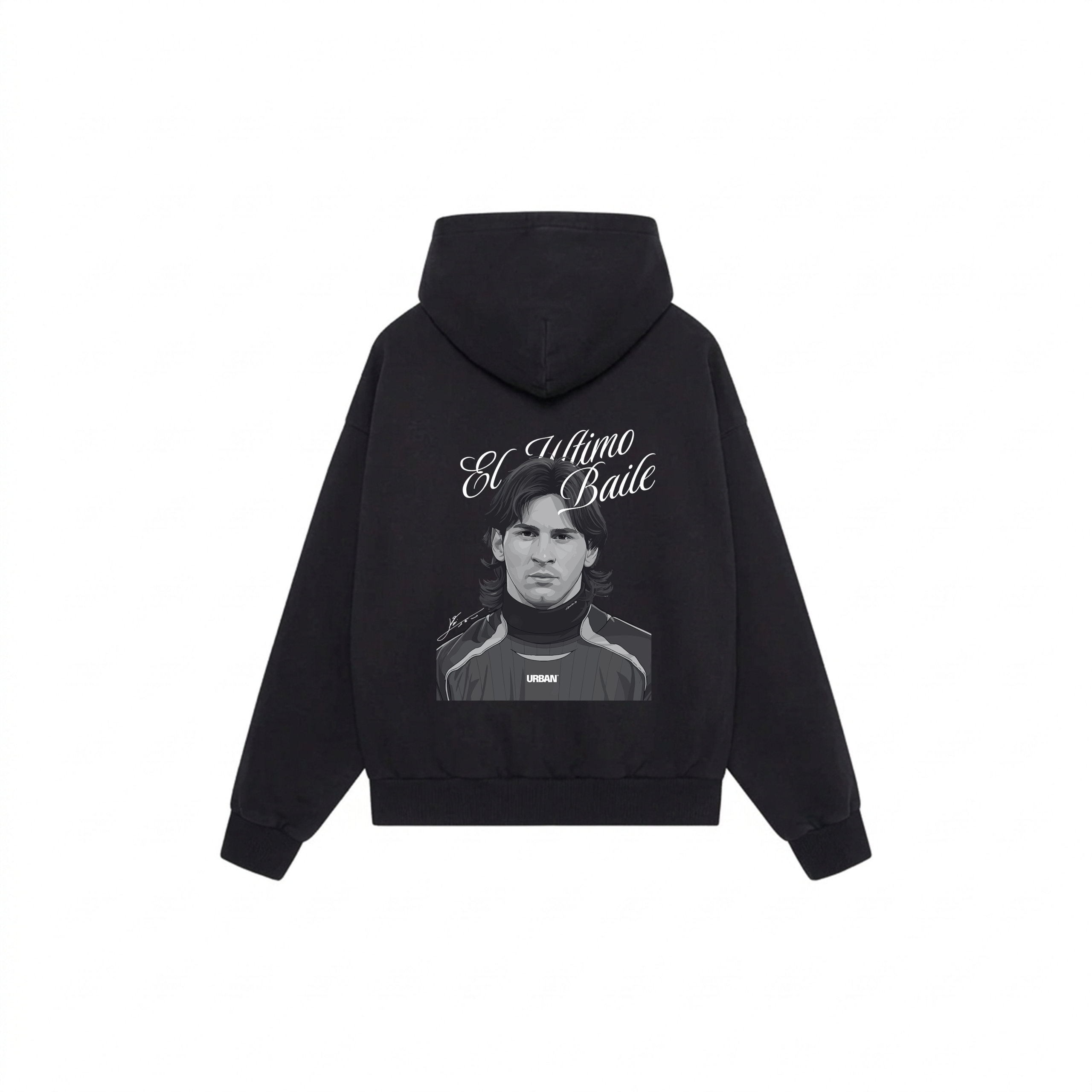 HOODIE - LIONEL MESSI - BLACK