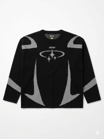 SWEATER TEJIDO – 3 ESTRELLAS – BLACK