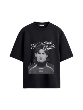 REMERA OVERSIZE – MESSI – BLACK