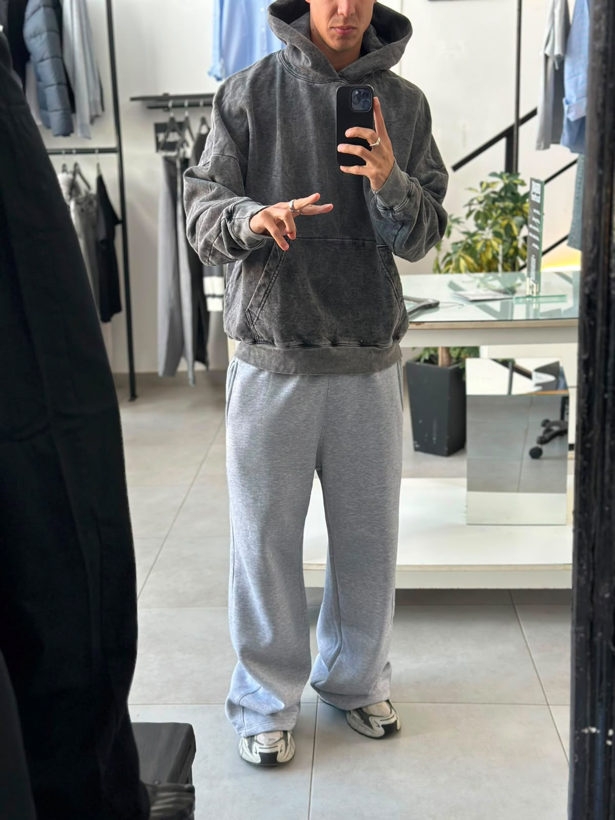 BUZO BOXY BASIC STONE WASH - Imagen 2