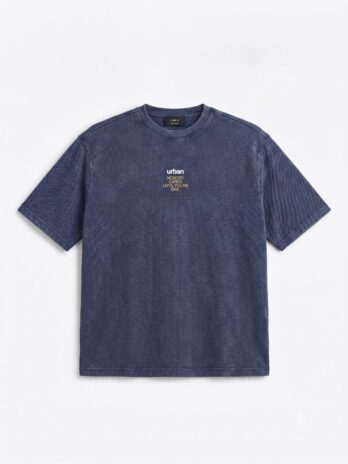 REMERA URBAN NOBODY STONE WASH BLUE