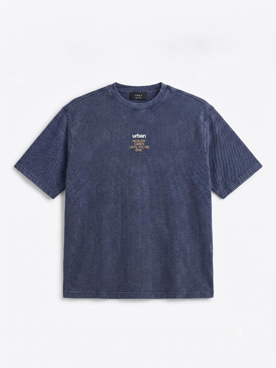 REMERA URBAN NOBODY STONE WASH BLUE