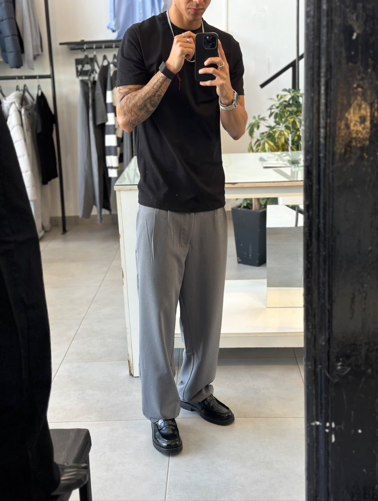 PANTALON SASTRERO URBAN GRIS - Imagen 2